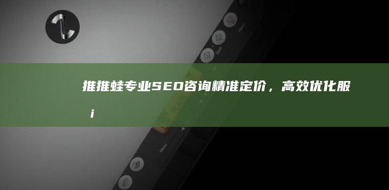 推推蛙专业SEO咨询：精准定价，高效优化服务